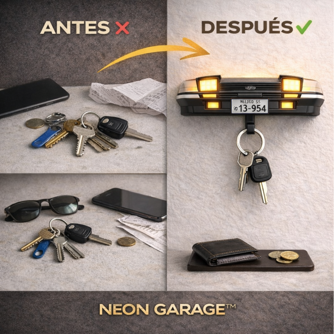 Soporte mural JDM con luz LED