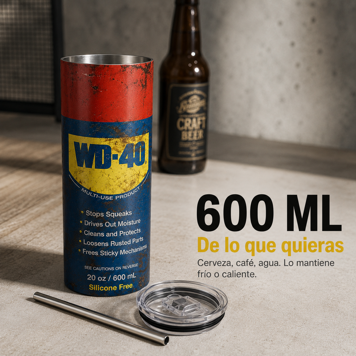 Wrencho™ – Vaso Térmico Edición WD-40